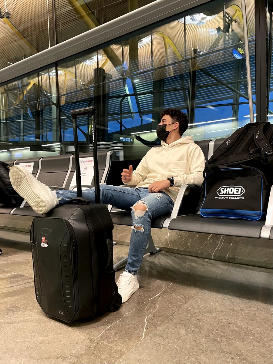 marcmarquez93's tweet photo. Off to Qatar 🇶🇦 https://t.co/CwbPi9VkTl
