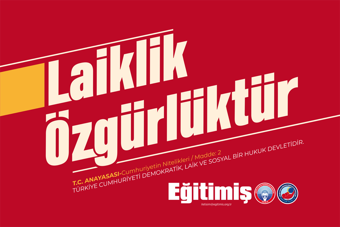 DEVRİM YASALARININ YIL DÖNÜMÜNDE DERSİMİZ LAİKLİK OLACAK!
egitimis.org.tr/guncel/sendika… #3Mart #Laiklik #ilkdersimiz