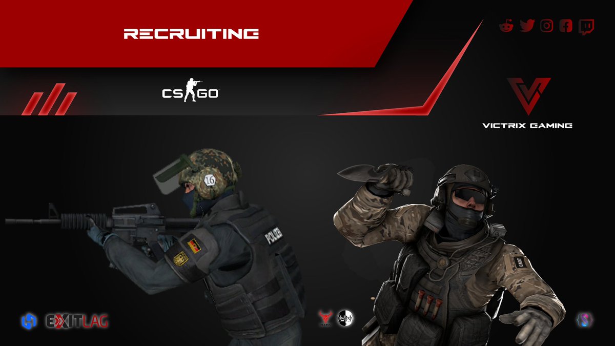 ⭐ LFP ⭐

We're recruiting 2 x FE players for #CSGO. The requirements are:
👉 1.5-2k hours
👉 LE or up

If this is you or someone you know, DM us with the details 😁

#Recruiting #lfp #Go_Victrix #GLHF ❤
