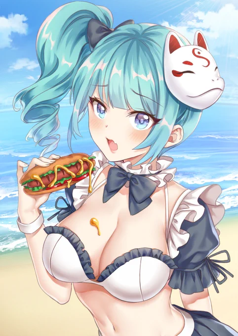 💙Bae Cafe x CryptoMaids Fanart Contest❤️
ิbooba!!

#BaeCafe #CryptoMaids #Bae_Maid 