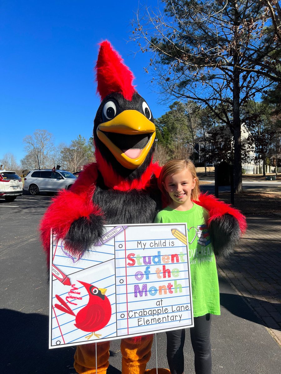 sanders_CLES's tweet photo. Crimson and the Cardinal Caravan were happy to surprise some special students that demonstrate being safe, respectful, and present @CLESCardinals @fcboe @FayettePBIS https://t.co/8I28wLDtaD