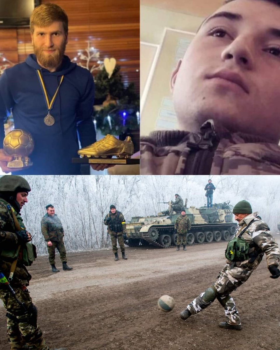 tdjmedios's tweet photo. Dos futbolistas ucranianos han pérfido la vida a causa de la guerra con Rusia.

➦ Vitalii Sapylo, juvenil del Karpaty Lviv, falleció combatiendo en Kiev.

➦ Dmytro Martynenko, jugador del FC Gostomel, murió luego de que cayera un misil en su casa.

 😔 https://t.co/bCsmIe7vei