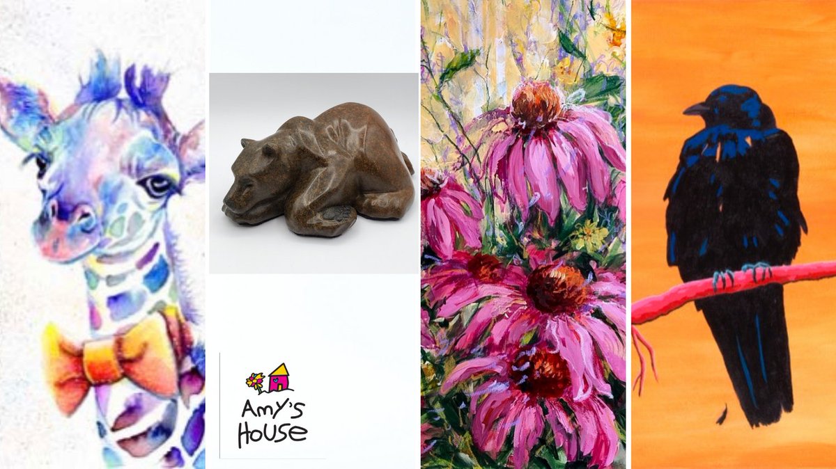 We have almost 40 art pieces in our art auction. 50% of the money raised will be donated to Amy's House - a home away from home for out of town cancer patients receiving treatment in #yeg. The other 50% goes to our hardworking NOA artists. Here's a link:
32auctions.com/AmysHouseArtAu…