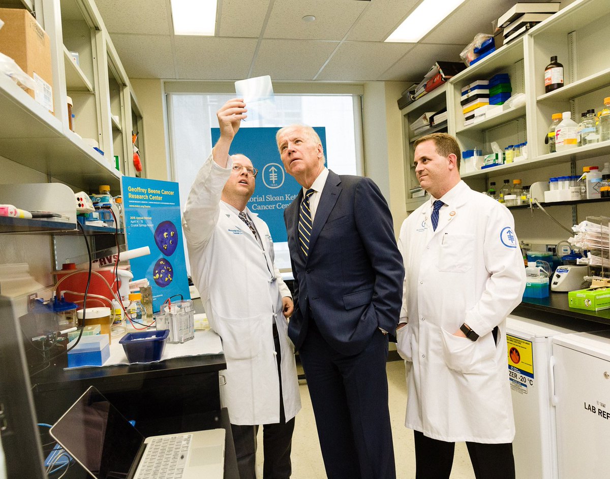 Thank you, <a href="/POTUS/">President Donald J. Trump</a>, for your plan to supercharge the #CancerMoonshot to "end cancer as we know it." We were proud to have you visit us six years ago and we're proud today to help spread the word that cancer care can't wait. #SOTU