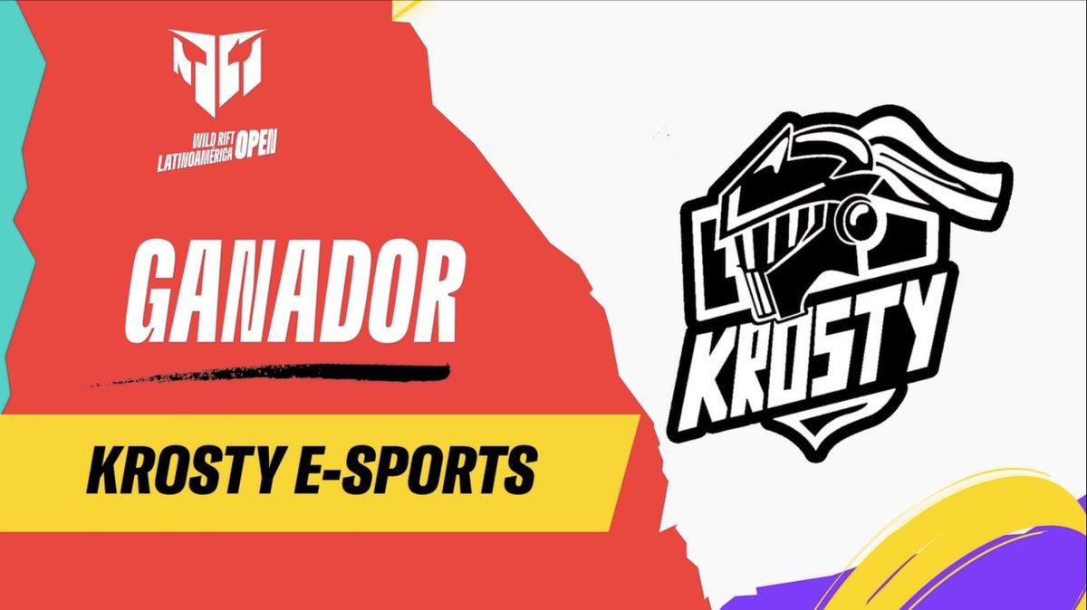 .<a href="/KrostyeSport/">Krosty E-Sports 🔥</a> es la primera escuadra del día en llevarse dos victorias consecutivas 👏

2- <a href="/KrostyeSport/">Krosty E-Sports 🔥</a> 🆚 <a href="/Elementals_GG/">🔥⛰Elementals Gaming🌊🌫</a> -0

Pero no te vayas, que queda un partido más en #WRELatam 😉
📺 youtube.com/wildriftlatam
📺 twitch.tv/wresports_la
📺 fb.com/wildriftlatam