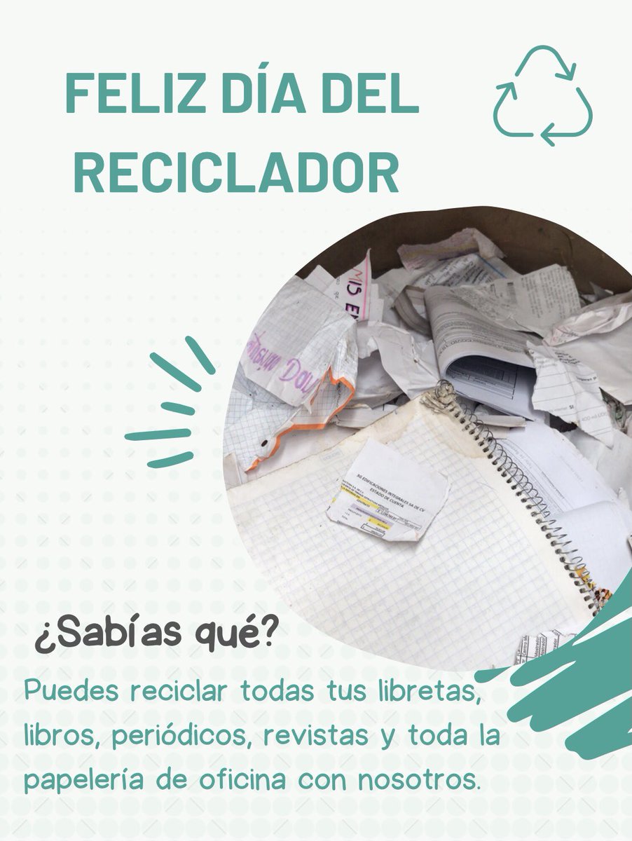 HLReciclaje's tweet photo. Te esperamos en: 

HL Reciclaje 
56 1876 2434
https://t.co/v4O3jR16nT

#hlreciclaje #recicladores #reciclaje #papel #archivo #escuela #empresas https://t.co/ItmNWTWnQb