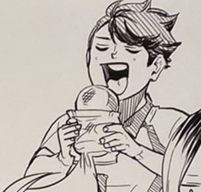 the idea of matsuhana taking his food away before he could actually complete that chomp is delightful to me 