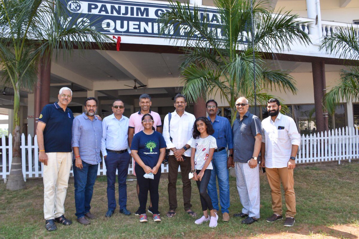 RCPanajiMT's tweet photo. Former Indian Cricketer Shri @KirtiAzaad was conferred on Honorary Membership of our Club on 1st March at Panjim Gymkhana  @rotary_india https://t.co/4tTcm7AZDL
