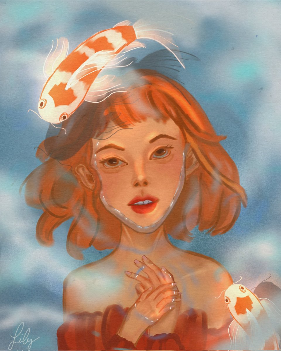 cosmoslily_'s tweet photo. Finally I can post this 🤍🧡 #artph #artca #ArtistOnTwitter https://t.co/NbLpwAFcgs