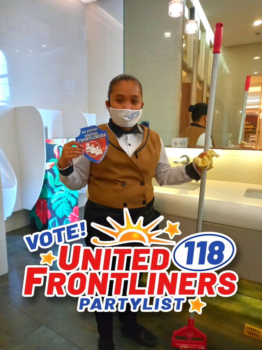 Ufph_2018's tweet photo. "UTILITY WORKER AKO, UNITED FRONTLINERS ANG PARTYLIST KO!"
#WeSupportUnitedFrontlinersPartylist

Saludo po ang United Frontliners Partylist sa inyo!
#UnitedFrontlinersPartylist #118sabalota https://t.co/vz5rct3Upg