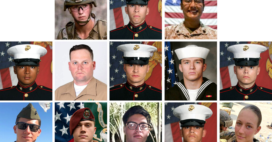 ByronDonalds's tweet photo. Biden mentioned Afghanistan without saying their names.
Lance Cpl. David Lee Espinoza
Sgt. Nicole Gee
Staff Sgt. Taylor Hoover
Staff Sgt. Ryan Knauss
Lance Cpl. Rylee McCollum
Cpl. Hunter Lopez
Lance Cpl. Dylan R. Merola https://t.co/vbAxuu4yEI
