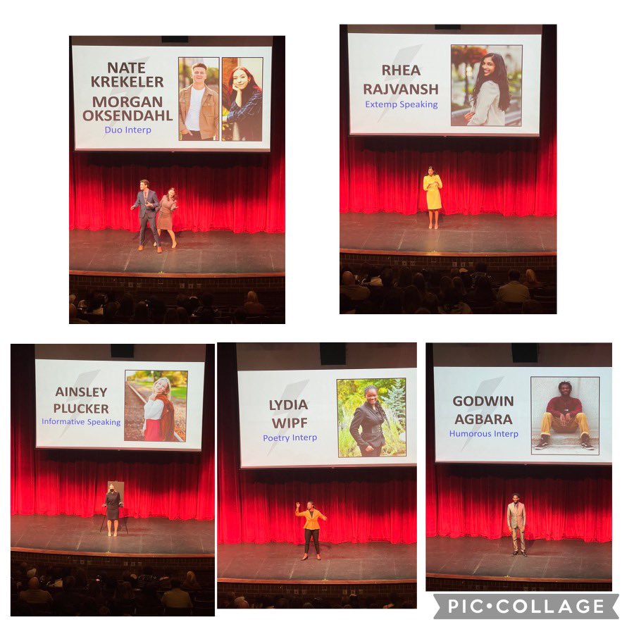 evartsactivity's tweet photo. Thank you to all of our Speech Spotlight participants for sharing their talents with our community this evening!  The talent of these students is truly extraordinary! https://t.co/6CbDyL5hgM