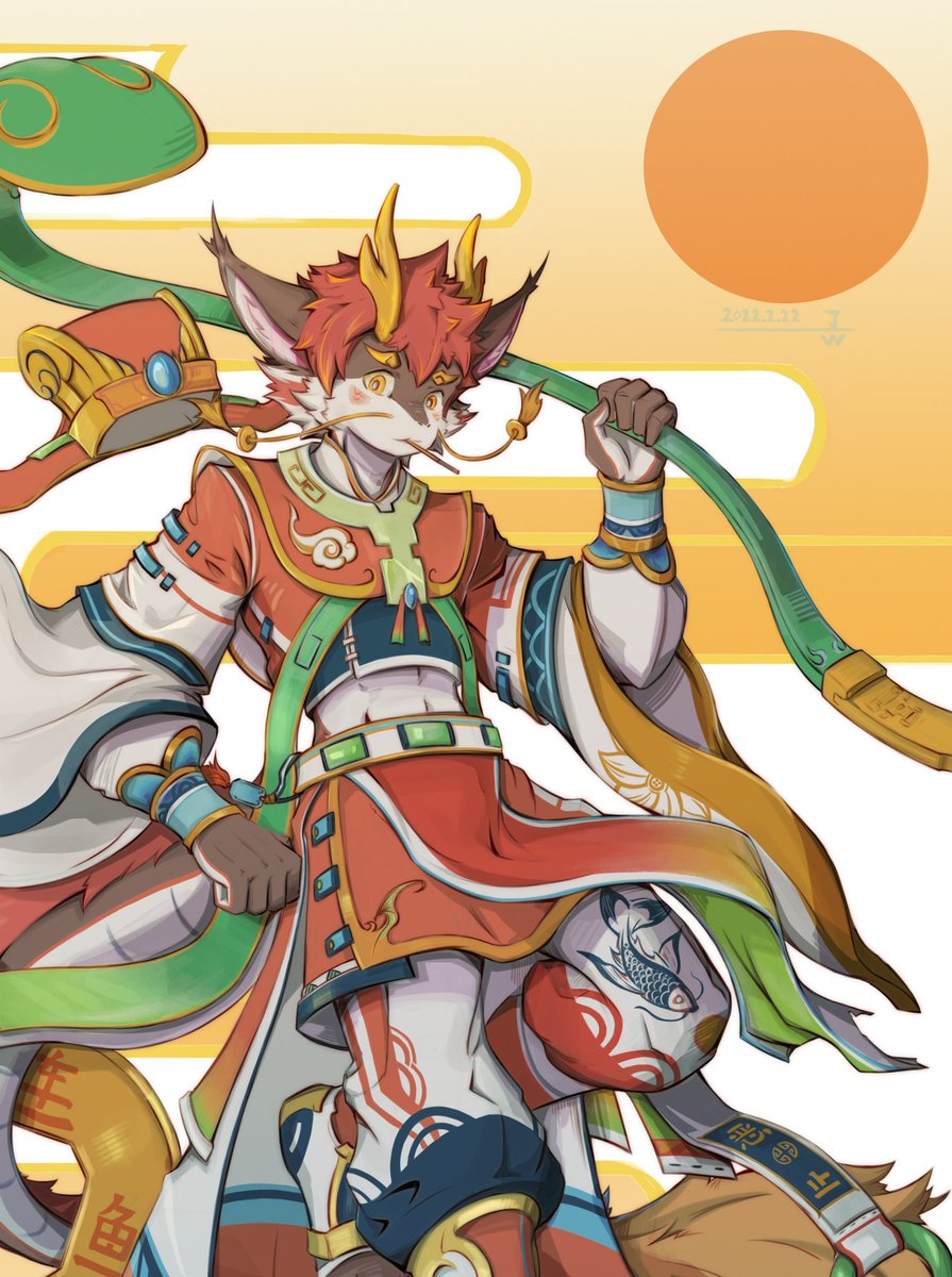 后面的3个喜神会继续画#furry#