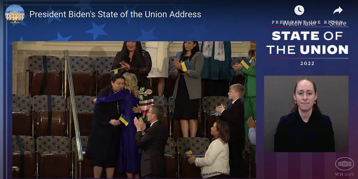 ndncollective's tweet photo. ICYMI: During the #SOTU, Melissa Isaac of  Saginaw Chippewa Indian Tribe, sat in the First Lady's viewing box wearing a beautiful ribbon skirt. Isaac has worked to expand mental health services for Native youth at Saginaw Chippewa Academy and two public school districts. https://t.co/z9xtUBkoF6