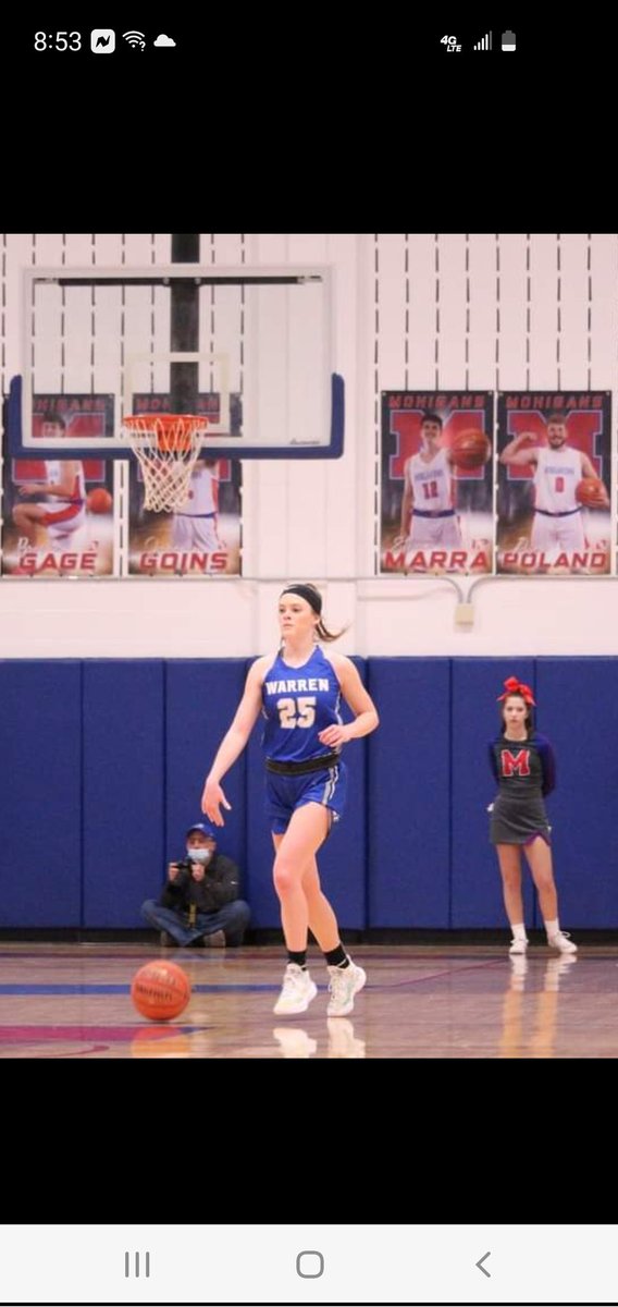 OhioThunder740's tweet photo. Warren Warriors advance to the Elite 8. Thunder was well represented. 2023 @alexisfrazee7 led them with 12 points, 2024 @madisonlynnn22 contributed 8, as did 2021 alumni player @kjack_13.  Good Luck Friday ladies. https://t.co/XXkJ6HczN0
