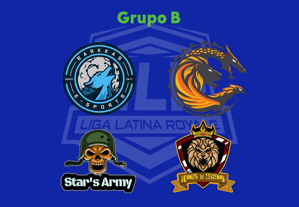 LigaLatinaR's tweet photo. Seguimos con los Grupos!

Grupo B
🔹️ @Barkkasgg
🔹️ @GS_GAWAI
🔹️ @TEAMARG15
🔹️ @KingsOfLegendG2 

Éxitos a todos los equipos! https://t.co/StwhZAdGUD