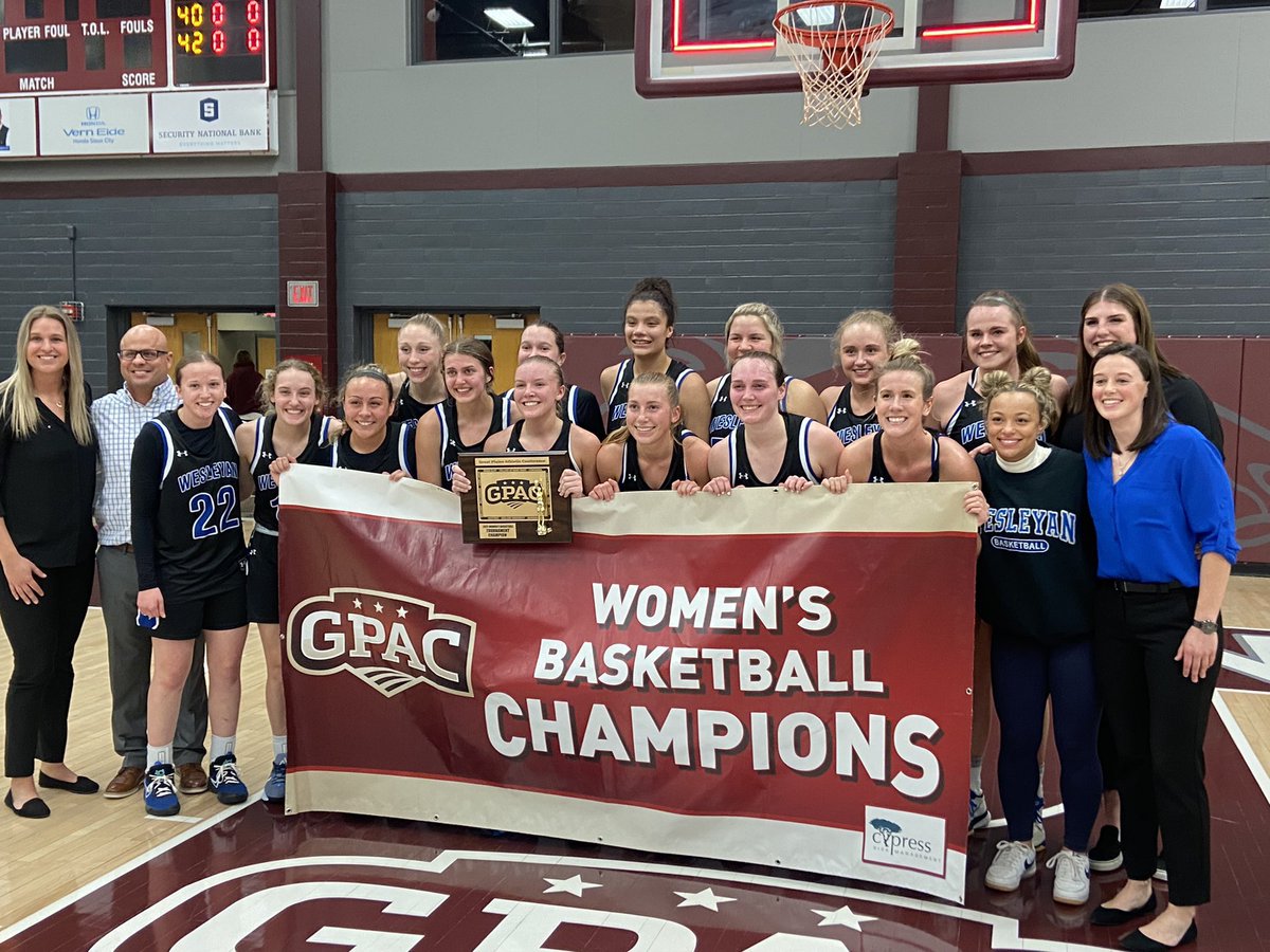 For all those that counted us out this one is so sweet! These kids bought in and believed in this team! 2022 GPAC TOURNAMENT CHAMPIONS‼️‼️