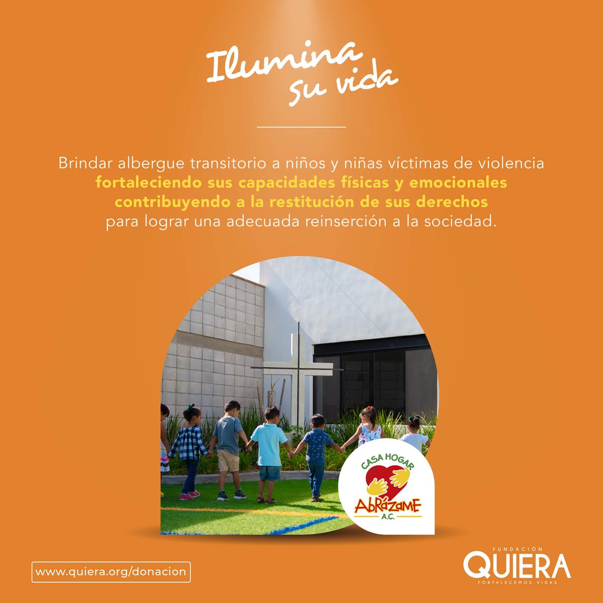 FundacionABM's tweet photo. Semana de nuestra Institución Fortalecida por Quiera (#IFQ).
En estos días, conoceremos la labor que realiza @abrazameac para la formación integral de sus beneficiarios en el estado de Coahuila.
Conoce más 👉 https://t.co/BN0Yjqqz9p
#IluminaSuVida #TuDonativoAyuda https://t.co/ImX0OTgXLx