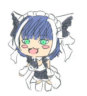 #アズレン版深夜の真剣お絵かき60分一本勝負 