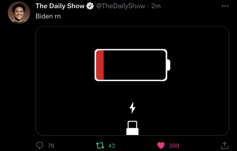 CalebJHull's tweet photo. The Daily Show just deleted this after their lib followers lost their minds https://t.co/Kh5P1KBlyk