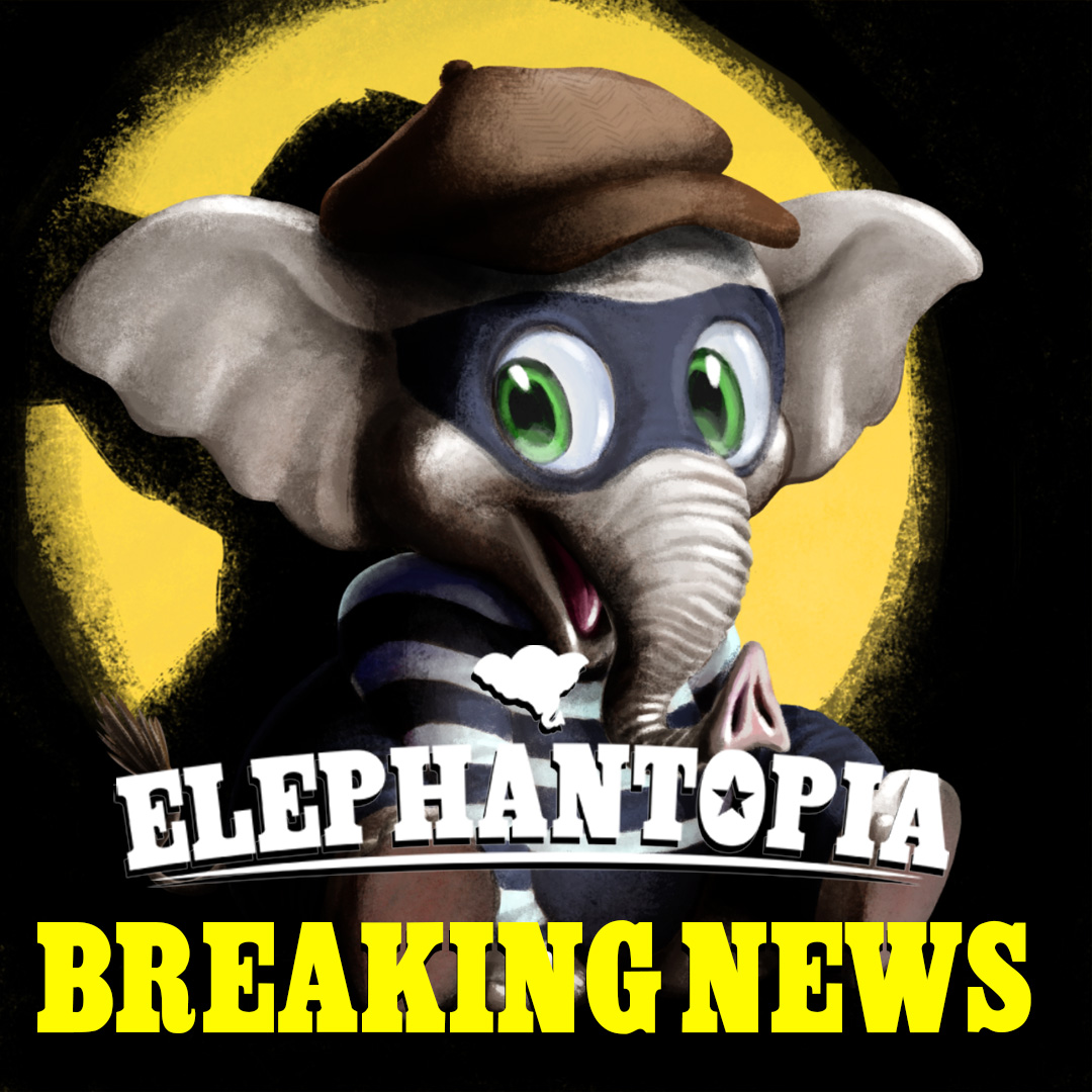 ElephantopiaNFT's tweet photo. Art Heist at @ElephantopiaNFT @opensea account. Current suspects are Putin or perhaps the Pink Panther. Only the OFFICIAL Elephantopia #NFT 's will grant access to the Elephantopia #Metaverse You can #SCAM our #NFTart but not our #ROADMAP 
#AUCTION 8 March https://t.co/XYmyhAo4WV https://t.co/oMv7pyY1LT