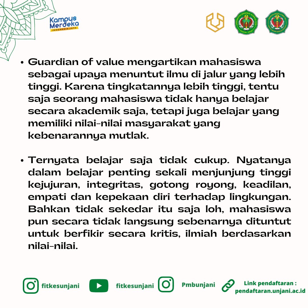 stikes_ayani's tweet photo. Menjadi bagian dari mahasiswa tidak menjamin mengetahui pengertian mahasiswa. Nyatanya banyak tidak tahu pengertian. Padahal, jika kita telisik lebih dalam lagi, akan memberikan pemahaman yang lebih. https://t.co/NMS8ITGSvH