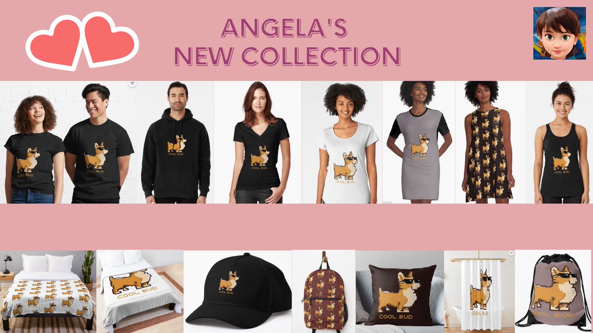 Angela's New Collection @redbubble 
Check this out on...
redbubble.com/shop/ap/102926…

redbubble.com/people/Angelas…

#redbubble #redbubbleshop #cutedesign #Corgi #corgidesign #cutecorgi #corgilover #DogLover #pixelartdesign #corgitwitter #corgipixelartdesign  #animallover #corgitshirt