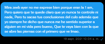 _Not_cookie's tweet photo. Además que en su tiempo me disculpe con zeeb por la mierda que escribí aun que con un tono bastante asqueroso no lo niego y a tomorrow le deje en claro que yo ya no quería seguir con ello https://t.co/LUhNKQqPqd