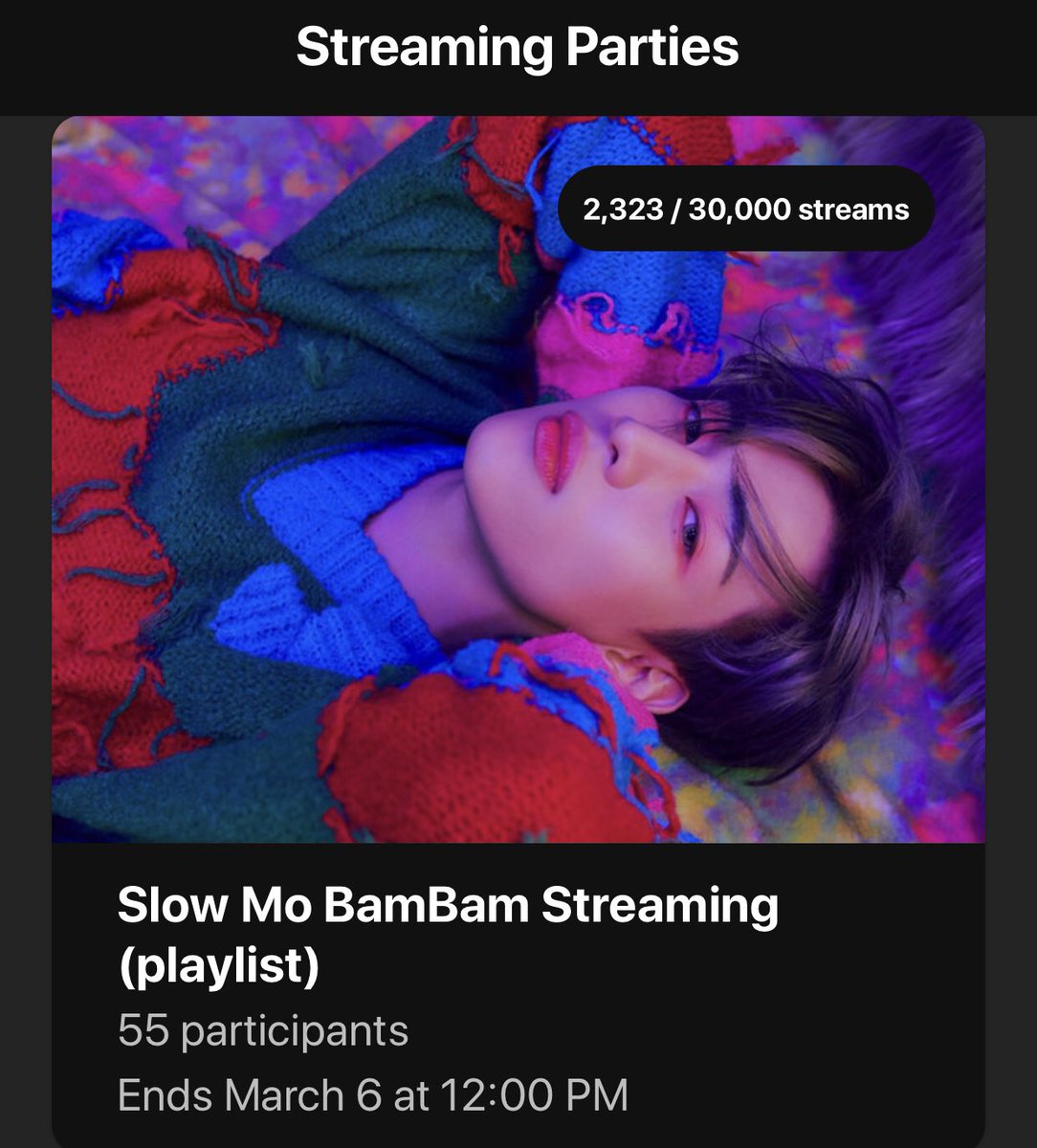 TeamSpBB's tweet photo. #SlowMoStreamingParty ที่แอพ Renaissance 55 คนค่ะ

เป็นการสตรีมจาก Playlist ที่ตั้งไว้นะคะ ❗️ต้องกดเข้าร่วมก่อนถึงจะนับยอด ไปกดเข้าร่วมแล้วสตรีมกันค่ะ 💖💛 

🔗 https://t.co/ceFL3u7EC5

✅ได้ทั้ง Spotify Free, Premium

#SlowMo #WhoAreYou #BamBam @BamBam1A https://t.co/DzwFgAM2in