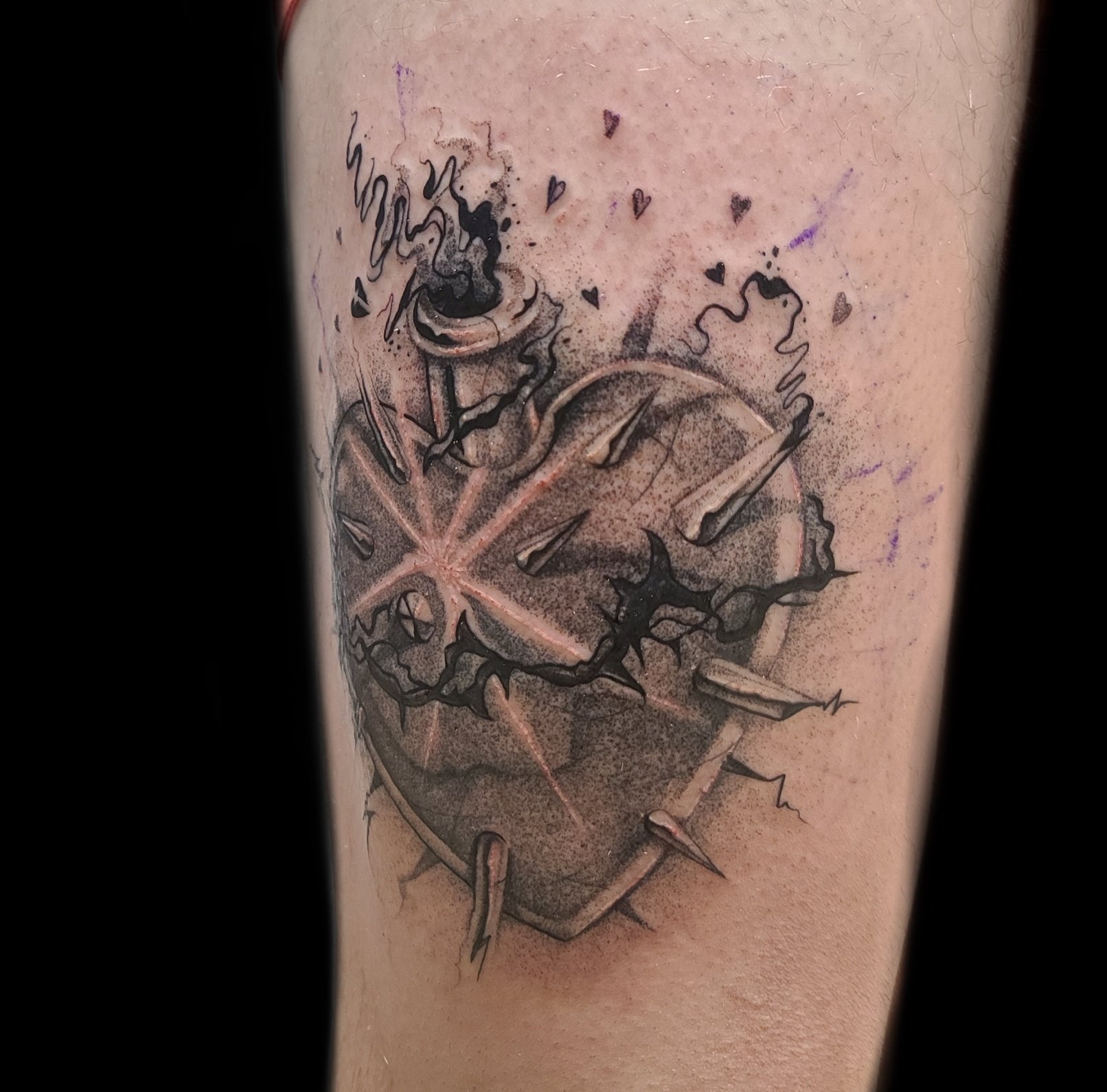 Sacred Heart – HookUp Tattoos