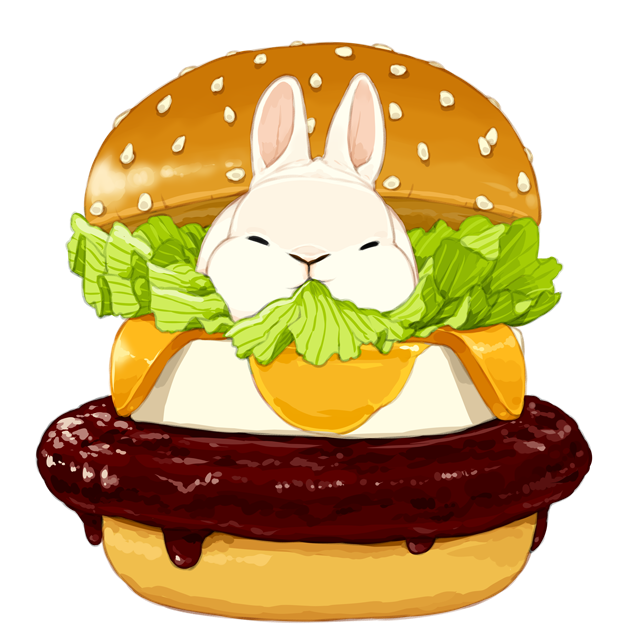 food focus food no humans rabbit lettuce white background burger  illustration images