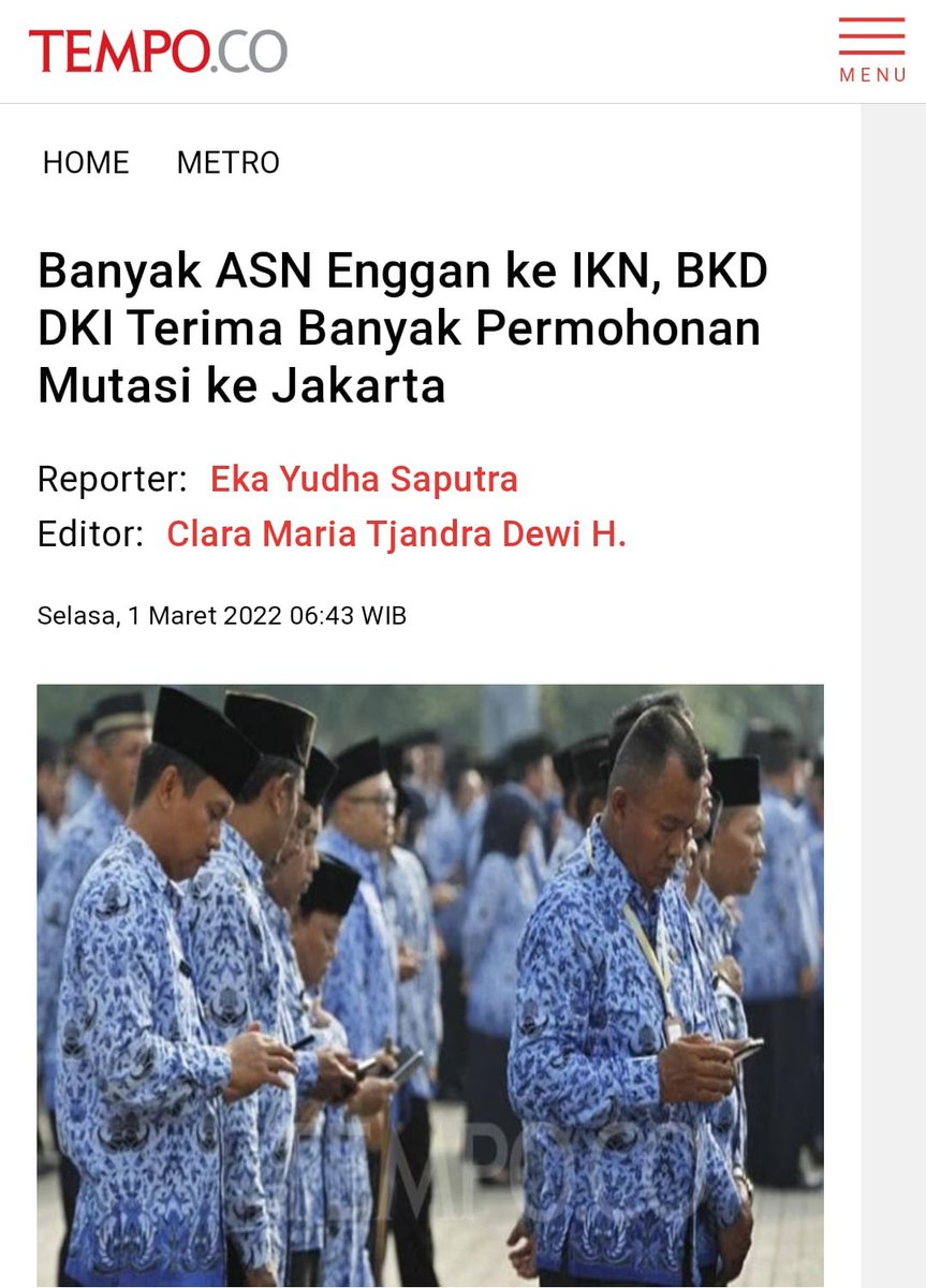Revolusi411's tweet photo. Jadi bagaimana? Tetap lanjut proyek pindah ibu kota negara? https://t.co/L8AiOUjvZA