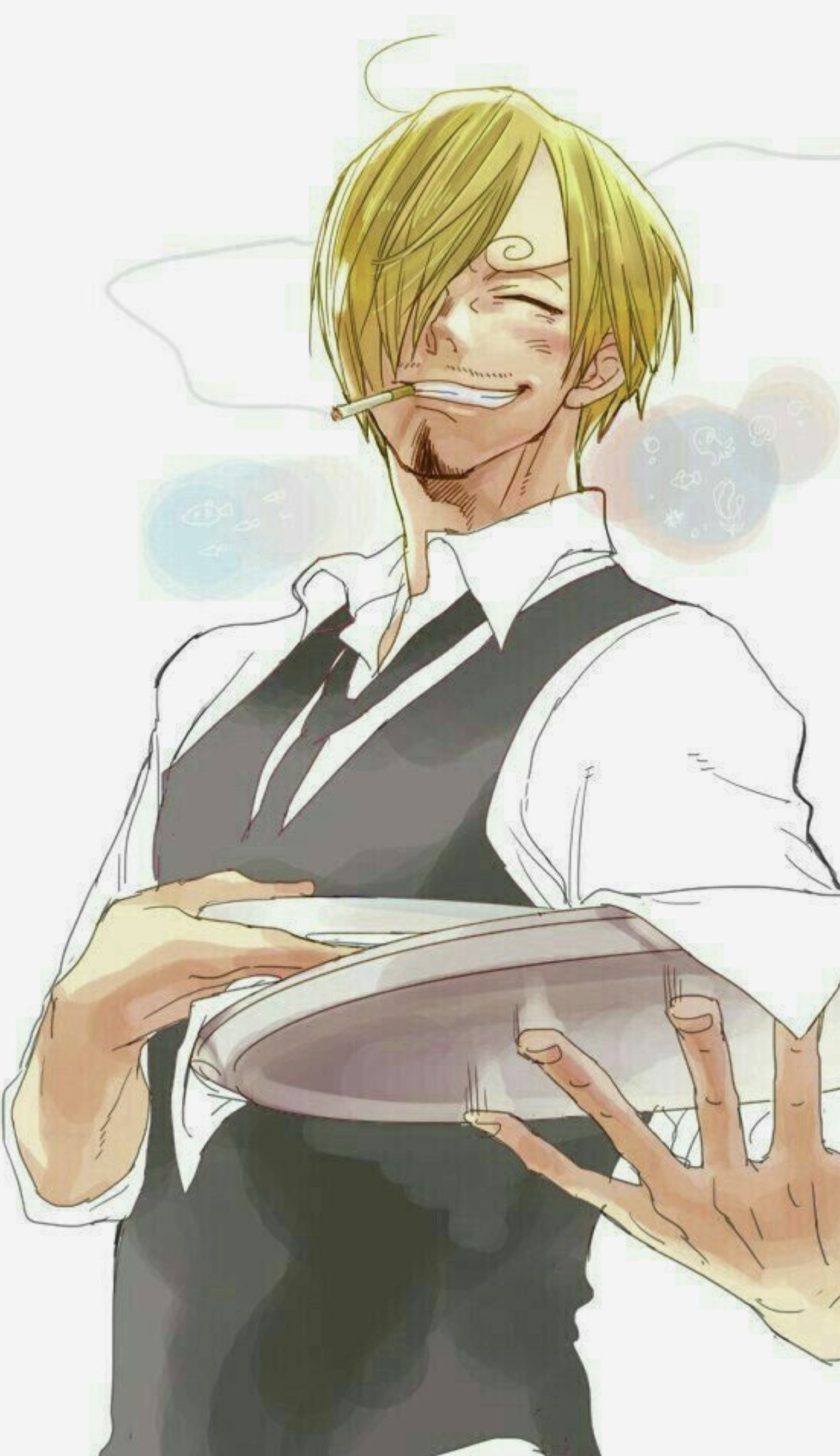 サンジ バースデーイラストポートレート A4サイズ 似顔絵 イラスト サンクスボード ☆ A4 色紙 B4 A3 サイズ 額縁