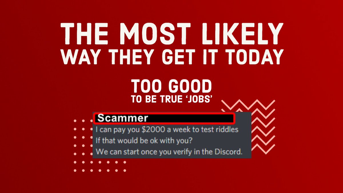 1/ Here are the FIVE ways they'll get to that Discord token and phish you: