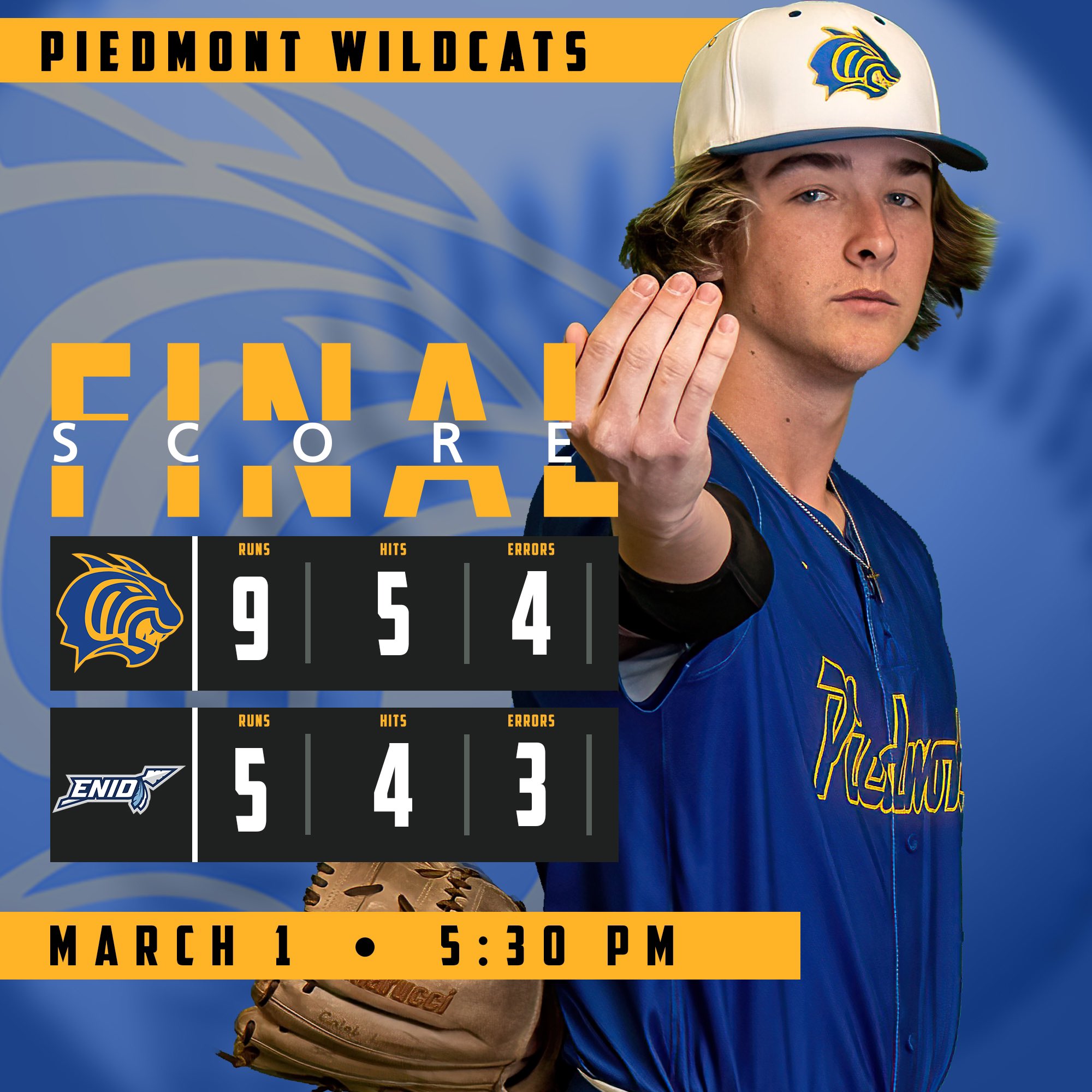 Piedmont Baseball on Twitter
