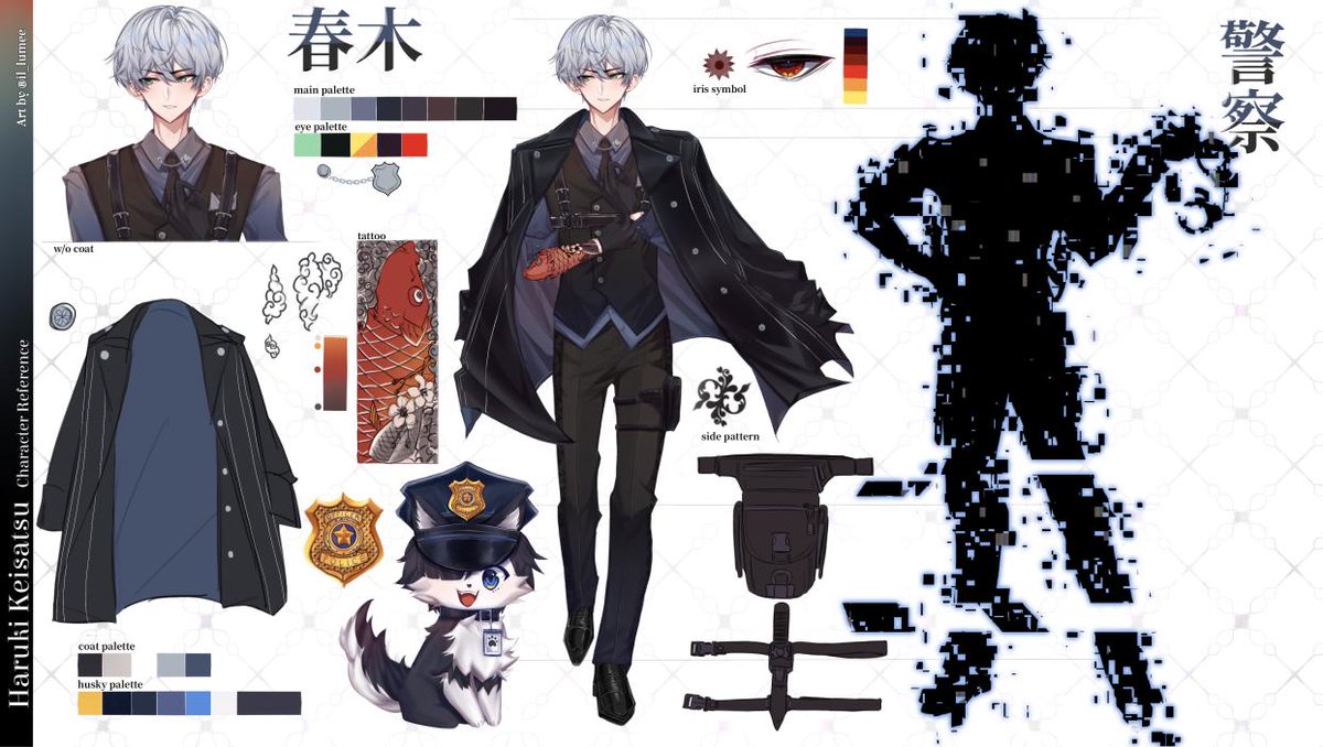 PoliceHaruki's tweet photo. 𝐑𝐞𝐯𝐚𝐦𝐩𝐞𝐝 𝐑𝐞𝐟𝐞𝐫𝐞𝐧𝐜𝐞 𝐬𝐡𝐞𝐞𝐭 - 𝙃𝙖𝙧𝙪𝙠𝙞 𝙏𝙖𝙠𝙖𝙣𝙖𝙨𝙝𝙞
NEW LOOK! 🚨

"Chasing someone is tiring, and being chased is mentally exhausting. But making someone chase you can be fun." 
----------------
▸Reference - @il_lumee 
▸Design - @il_lumee 

#Vtuber https://t.co/DqeQGpQYmb