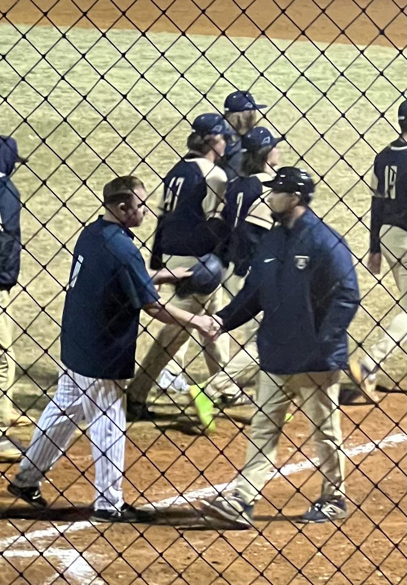 congrats to @AiryBaseball Head Coach @jdwilson0925 (w/o hat) on getting his 1st career win leading @GraniteBears ⚾️ (10-9 over Reidsville) WAY TO GO! GO 🐻 @MACSchools @granitesquad @MrCoryLeeSmith @MABearHistorian