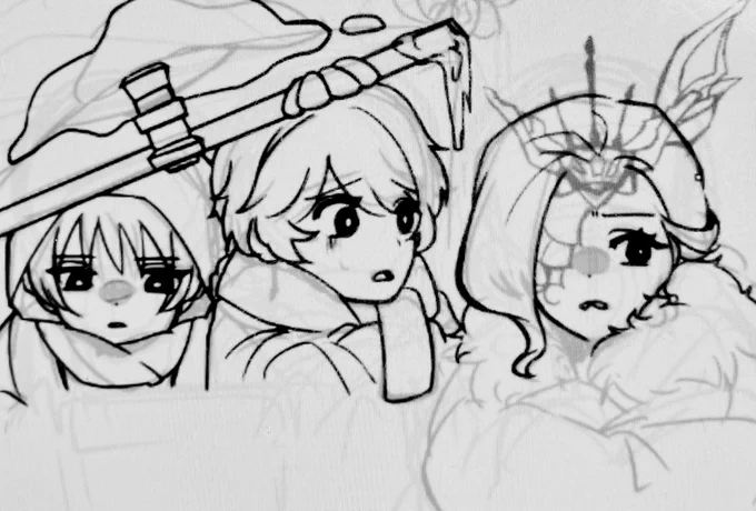 これは存在しない世界線の絵です。 