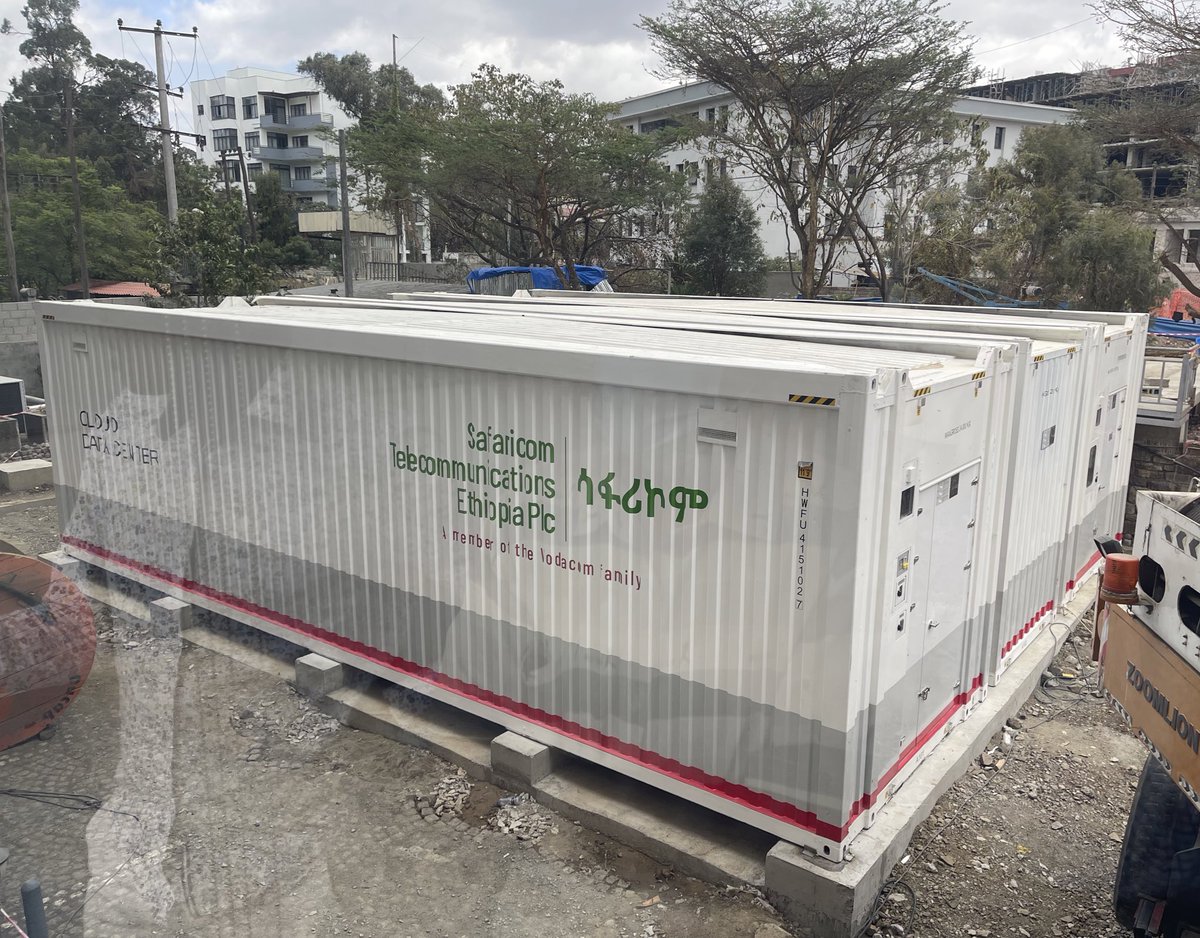 It’s been a long journey, having traveled by Sea and Road to get here but with the support of the Ethiopian Government, key partners and fantastic team– Our second Data Center has arrived in Addis! 
Thank you.
 #WeAreBuilding <a href="/SafaricomEt/">Safaricom Ethiopia</a>