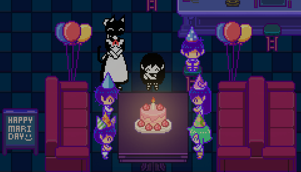 rainy_mari_mod's tweet photo. Mari and her friends enjoying a late-night birthday cake! https://t.co/1Pr11ZAgUz