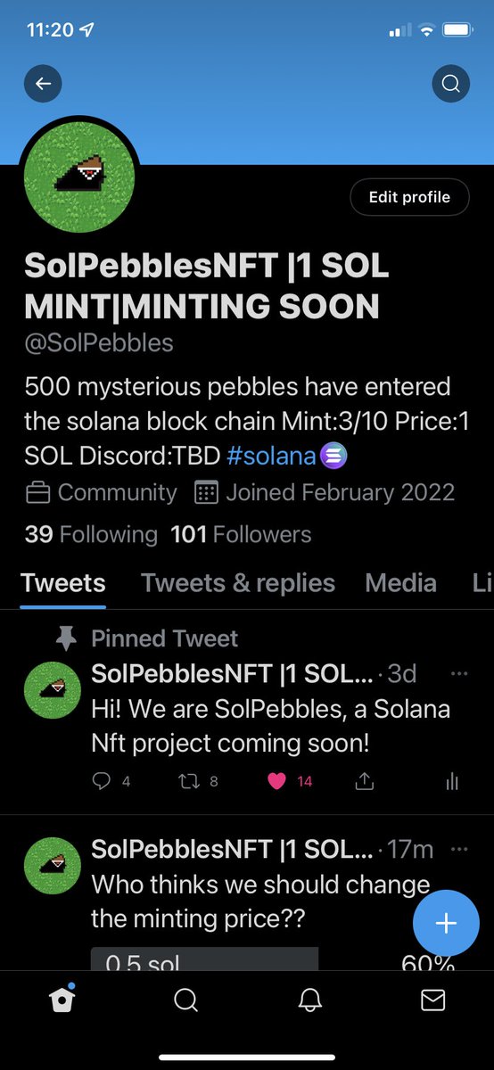 SolPebblesNFT |.2 SOL MINT|MINTING TODAY tweet media