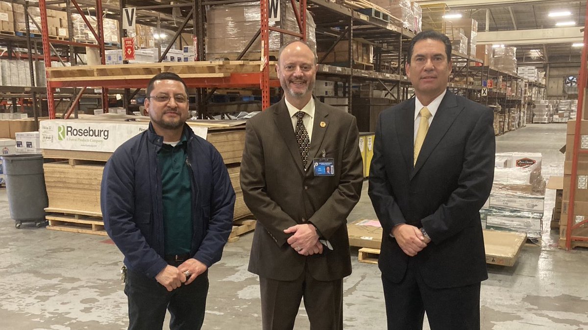 A Big Thank You to Dr. Nate Carman for the visit to our M&amp;O Department!! Welcome to #TeamSISD 👍👍