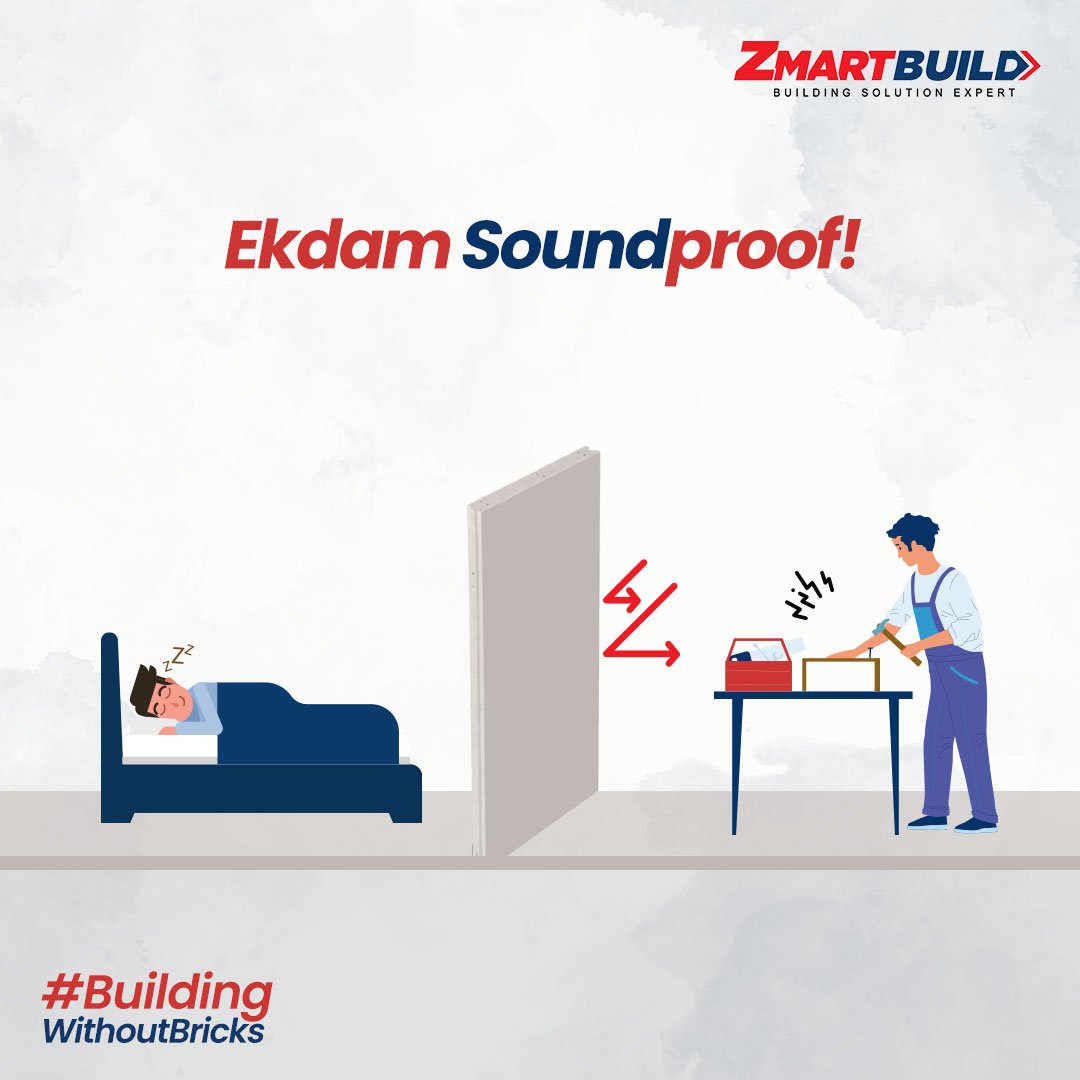 ZmartBuild's tweet photo. Perfect for hotel rooms, residential rooms, and conference rooms, #ZMARTBUILDWALLPANELS have proven to reduce sound transmission between rooms and noise penetration from external sources.
#BuildingWithoutBricks #DeewarOfDreams #PlugPlayBuild #ZMARTBUILD #ZMARTBUILDWallPanels https://t.co/6GboO9ZzHq