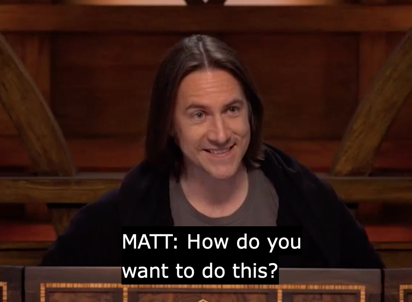 CritRoleFaces's tweet photo. A major touching moment for a fan of the show to experience. #CriticalRole #ELDENRING @BrennanLM @matthewmercer #CriticalRoleSpoilers https://t.co/sMjjCul3ez