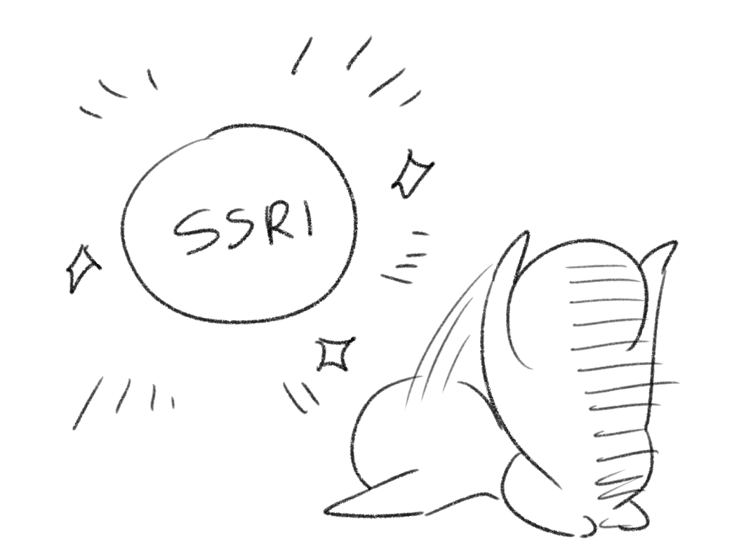 SSRI 薬を服用してからほとんど1年になります。 最近は病状が好転して服用量を少しずつ減らしています。 調子がよくなったおかげで、作業量が増えて気持ちいいです。 