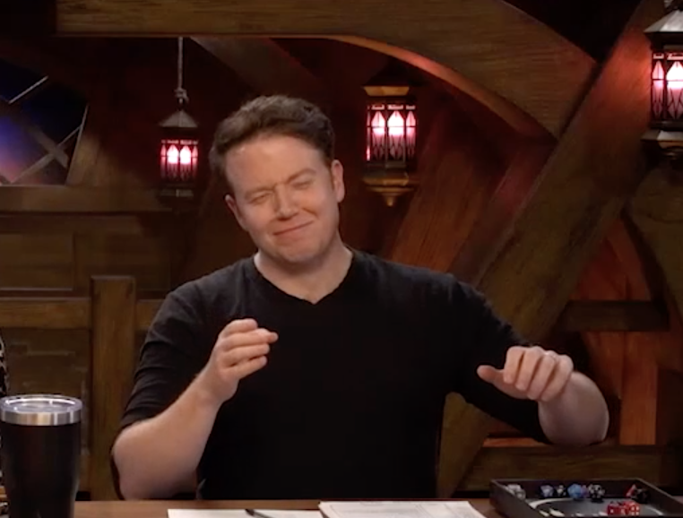 CritRoleFaces's tweet photo. A major touching moment for a fan of the show to experience. #CriticalRole #ELDENRING @BrennanLM @matthewmercer #CriticalRoleSpoilers https://t.co/sMjjCul3ez