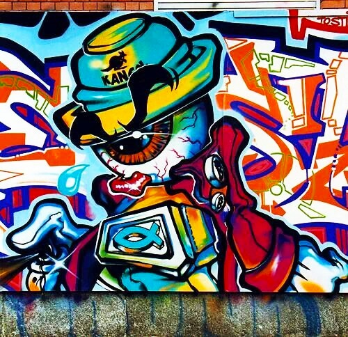 Wake up.. #StreetArt #graffiti by Hex1.