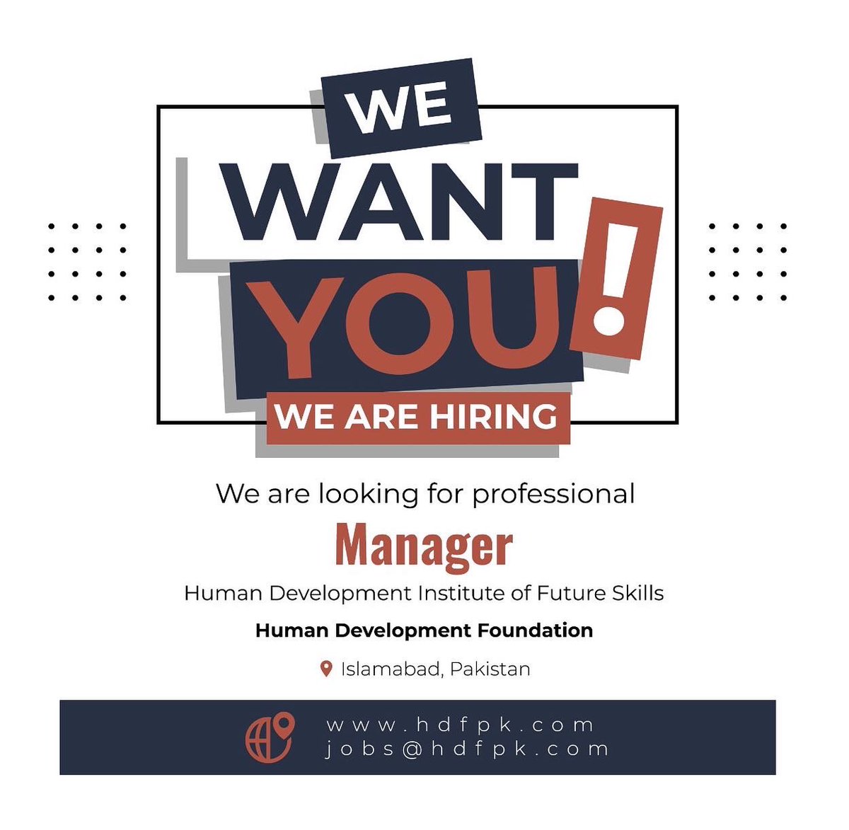 hdfpk's tweet photo. #WeAreHiring #multiplepositions
If you are passionate to serve the humanity, have ability to adapt and work in a high pace work environment while maintaining work-life balance, a challenge awaits you.
#talenthunt #jobs #hiring
Apply now! Link below
https://t.co/zlncvZi8Jo https://t.co/Us4I1MUteu