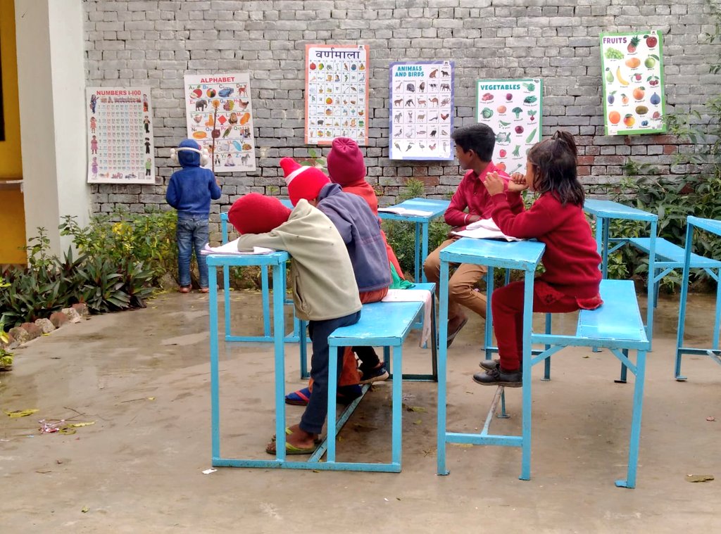 Free Learning is one of the most powerful tools. We provide the young members a chance to learn at their own free will and explore for themselves with their curious minds the topics that intrigue them. Self-Learning Wall allows them to read &amp; learn at their will. 
#FreeLibrary