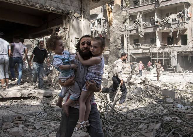 KushinaShin's tweet photo. Some Peaceful actions of west in Syria 
Oh sorry this is not war crime kids were terrorists 
#IStandWithPutin https://t.co/0F9GgsB5eE